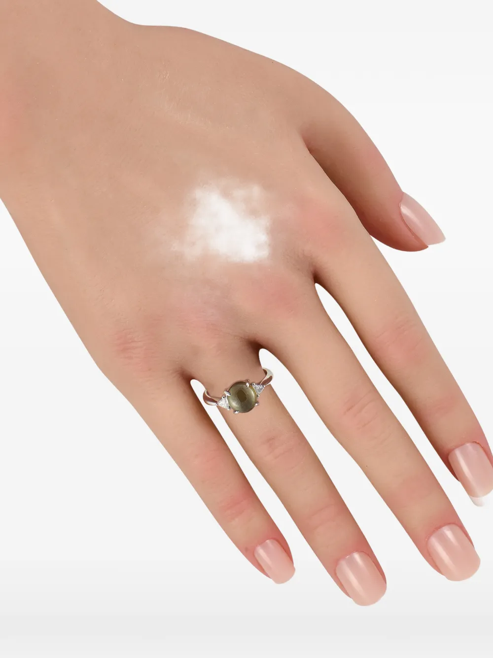 LB Exclusive cat's eye and diamond ring - Argento