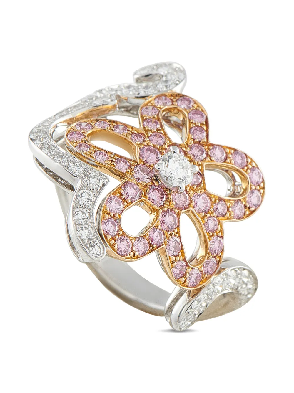 Van Cleef & Arpels 18K white gold diamond ring - Argento