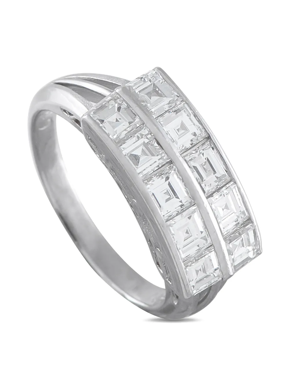 LB Exclusive platinum diamond ring - Silber