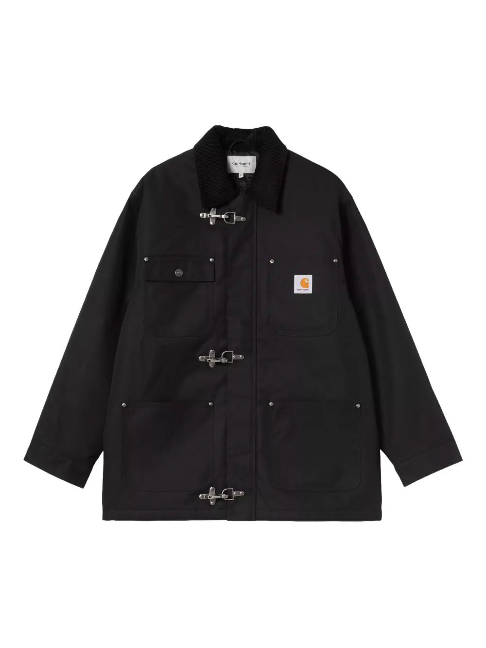 Carhartt WIP Adair corduroy-collar jacket - Nero