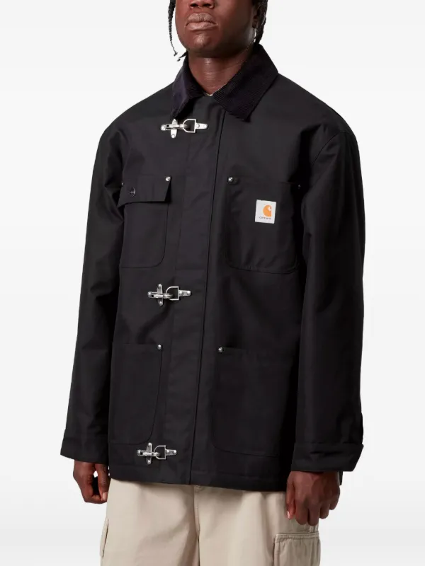 Carhartt WIP Adair corduroy-collar Jacket | Black | FARFETCH