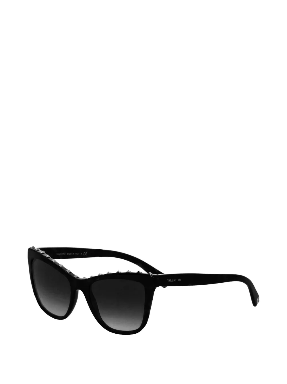 VALENTINO GARAVANI EYEWEAR studded cat-eye sunglasses - Zwart