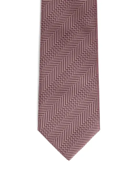 Brioni textured silk tie