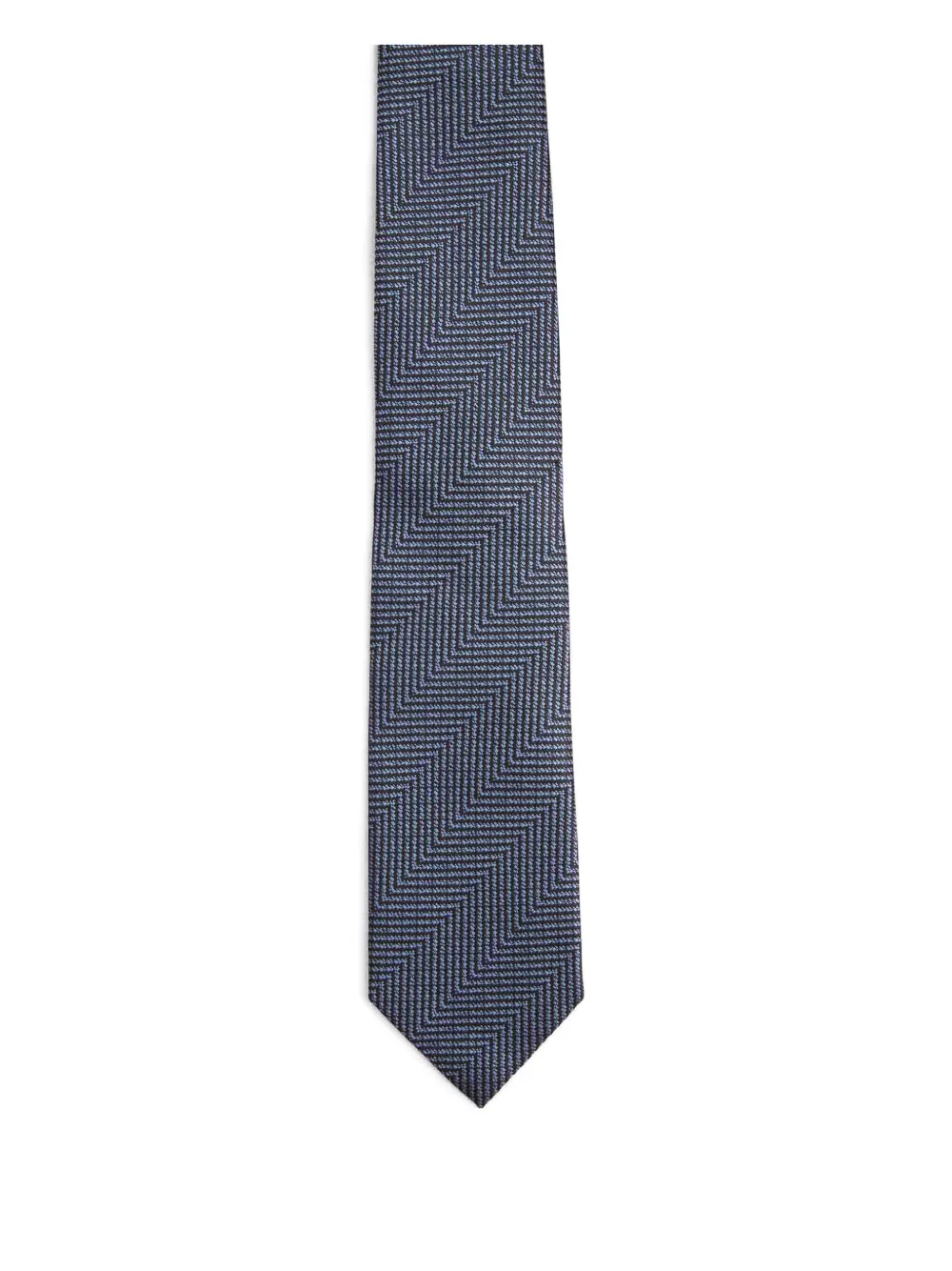 TOM FORD textured silk tie - Blu