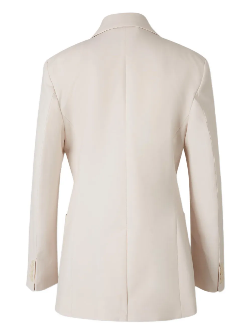  Victoria Beckham Side-pocket Buttoned Blazer - Neutrals 