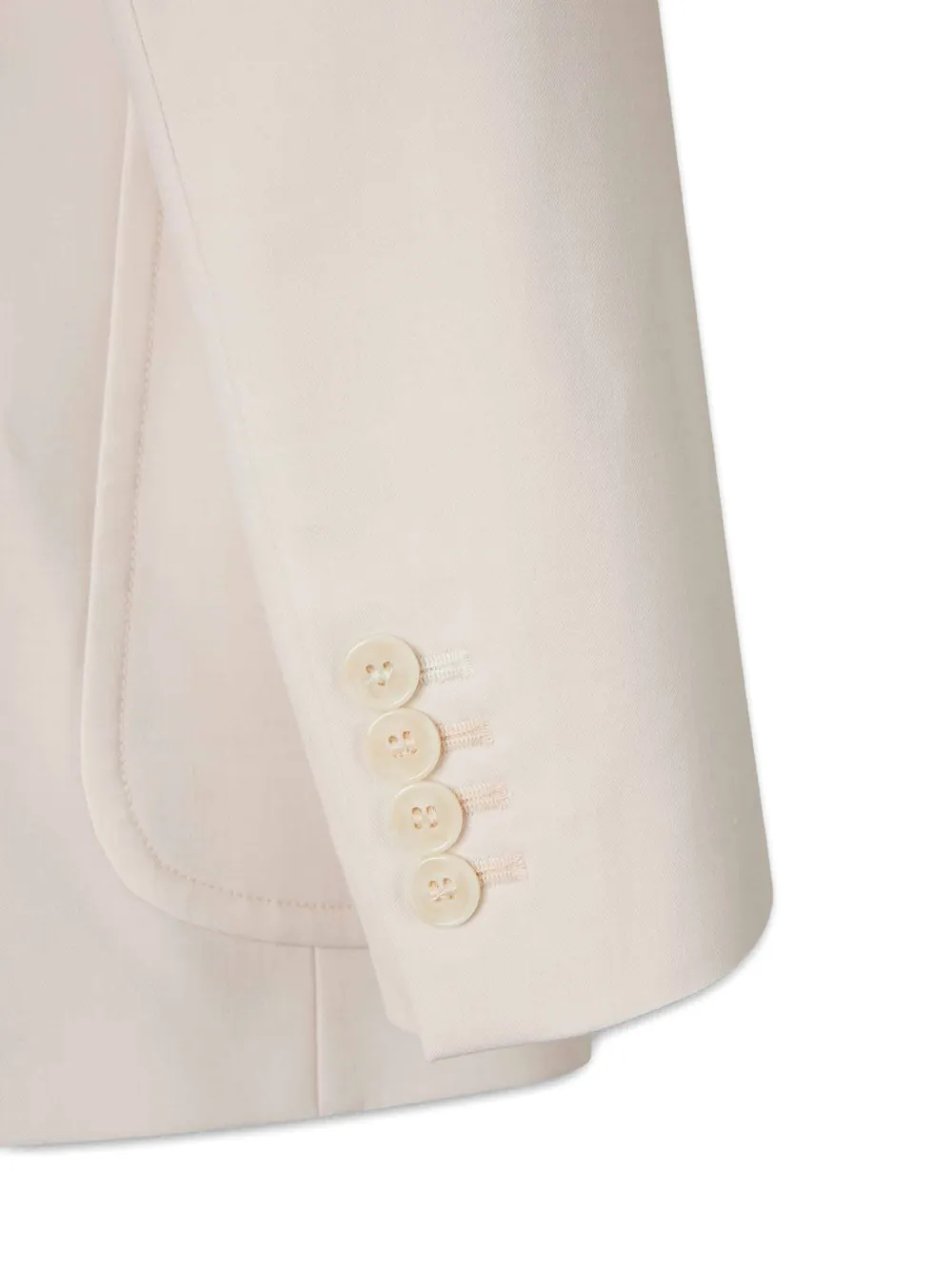 Victoria Beckham Side-pocket Buttoned Blazer in Neutrals, view 4