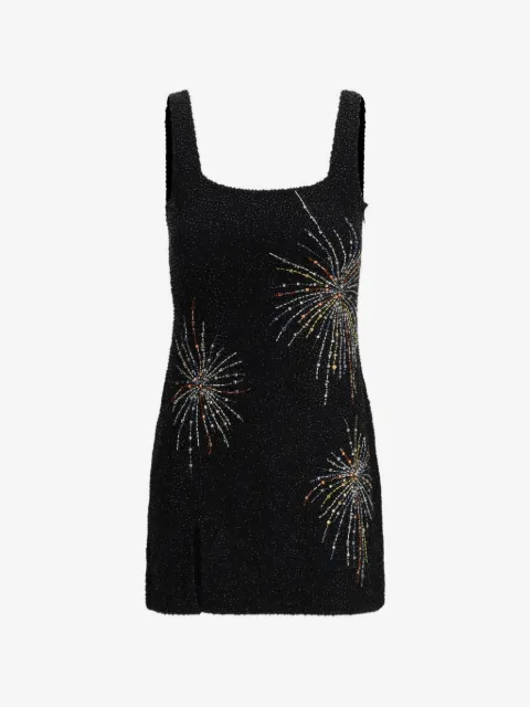 STAUD vestido con mostacillas