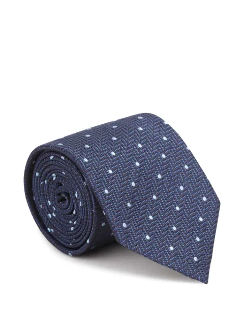 Brioni polka-dot tie