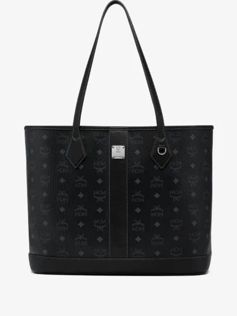 MCM medium logo-plaque tote bag