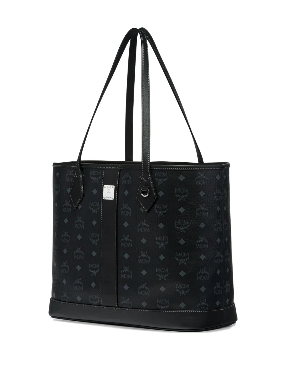 MCM Shopper met logoplakkaat Zwart