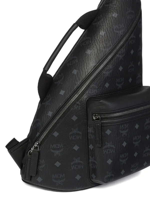 MCM ストラップ スリングバック | ブラック | FARFETCH JP