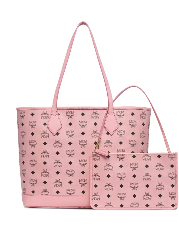 MCM トートバッグ ピンク　新品未使用 MCM Medium Liz Visetos Tote Bag | Pink | FARFETCH