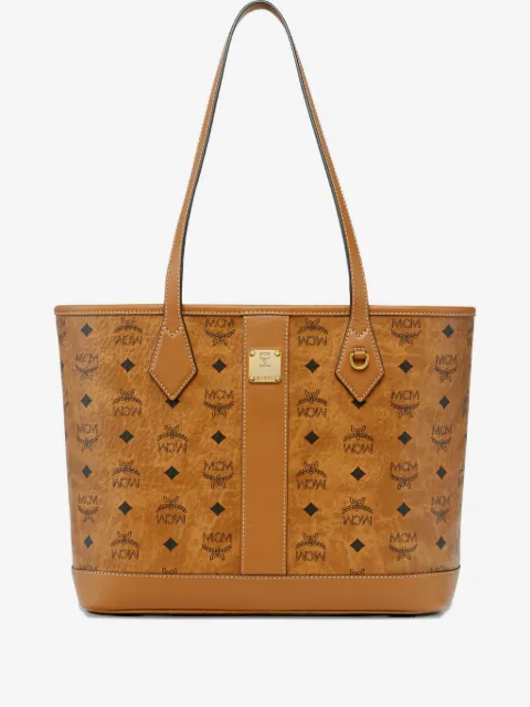MCM Kleine Tote Bag mit Monogramm-Print