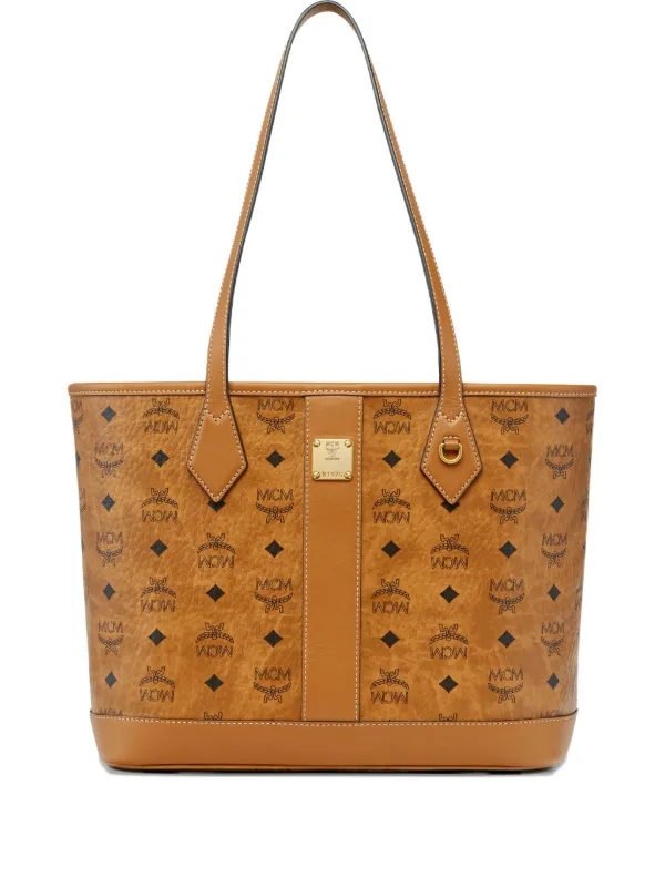 MCM エムシーエム モノグラム レザー トートバッグ ブラウン 33172181_63818773_600.jpg