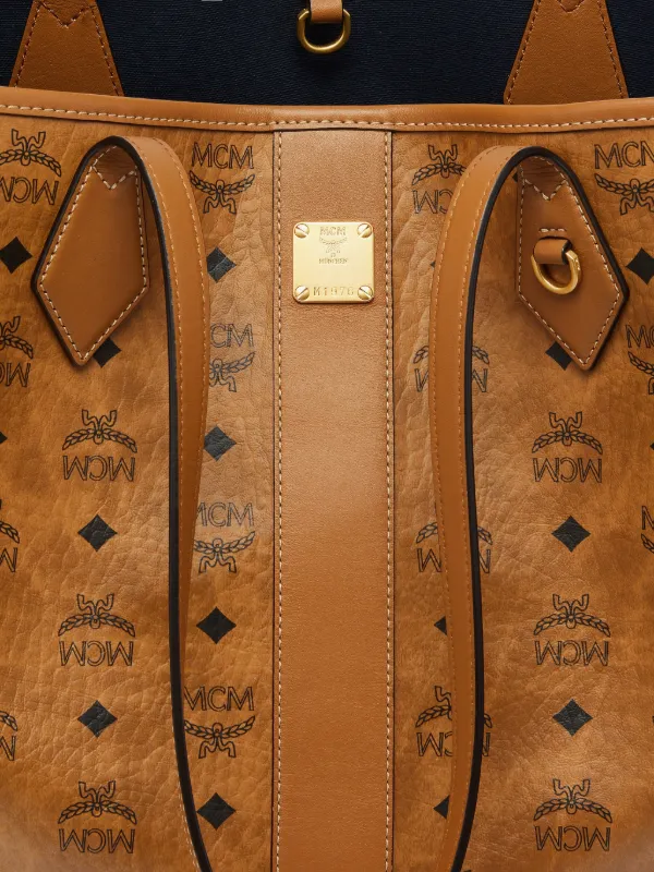 MCMロゴプリント バッグ MCM logo-pattern Tote Bag | Brown | FARFETCH