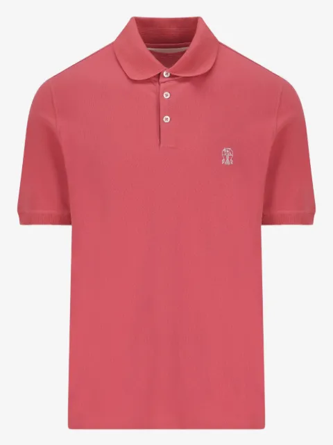 Brunello Cucinelli button short-sleeve polo shirt