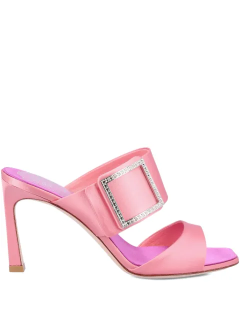 Roger Vivier mules con hebilla del logo