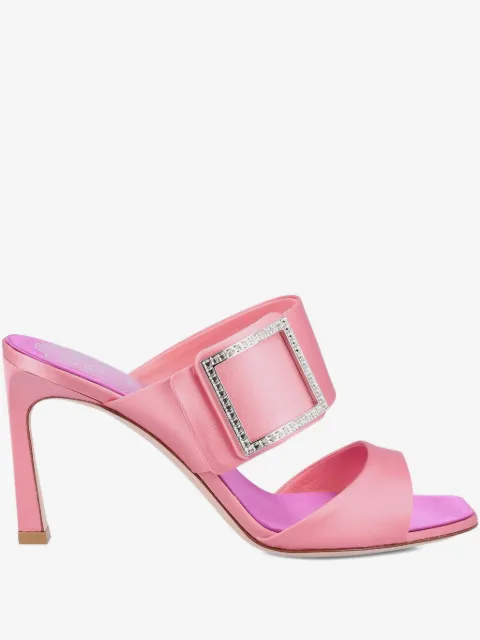 Roger Vivier mules con hebilla del logo