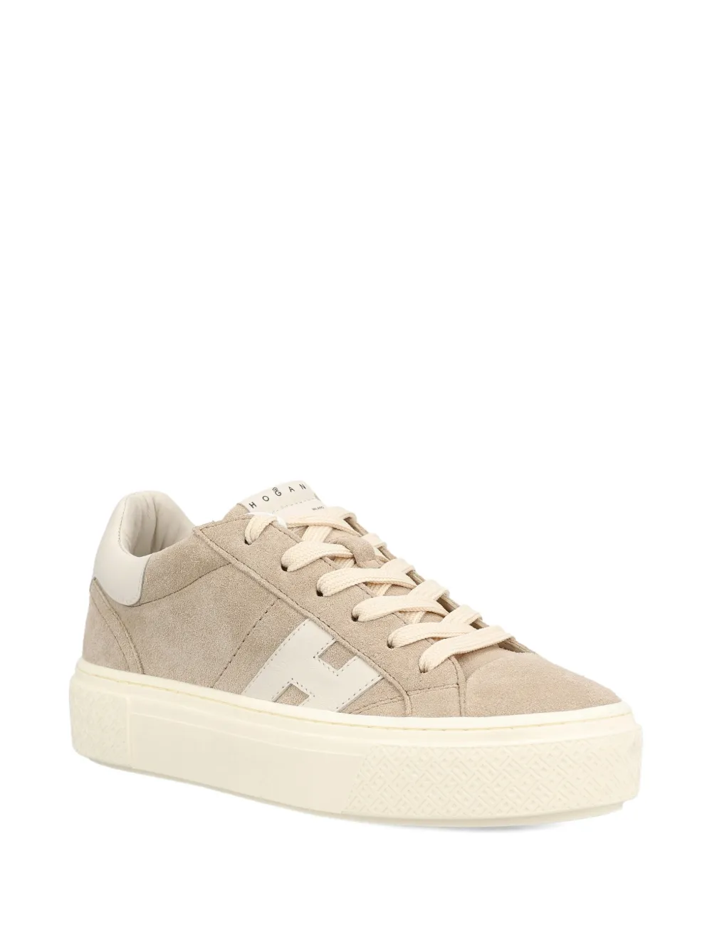 Hogan Crosswind suede sneakers - Beige
