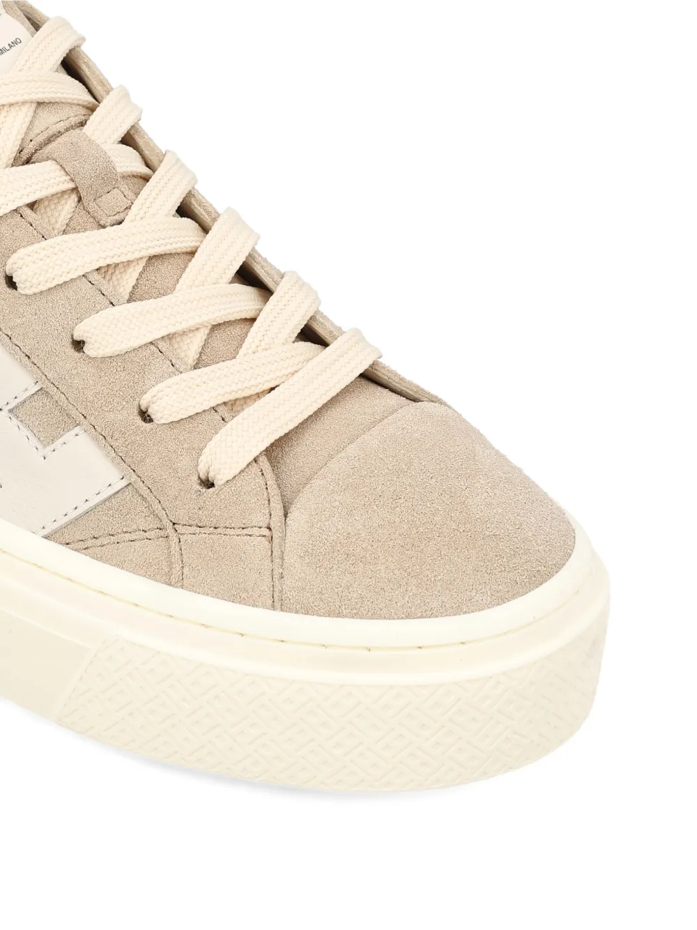 Hogan Crosswind suede sneakers Beige