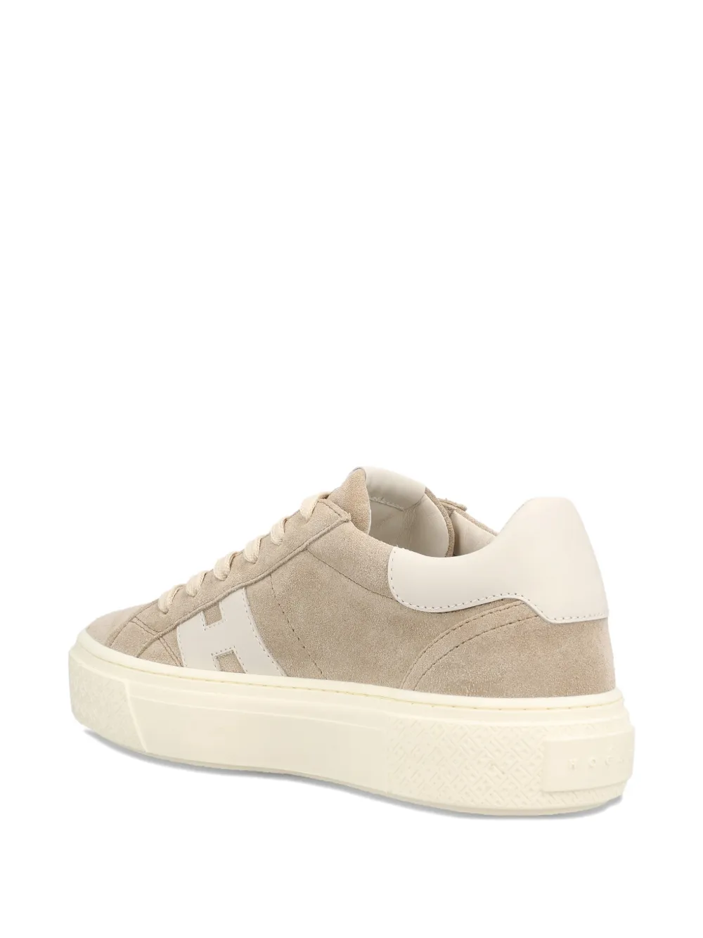 Hogan Crosswind suede sneakers Beige