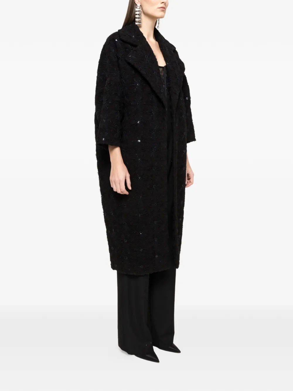 Bead-Embellished Coat