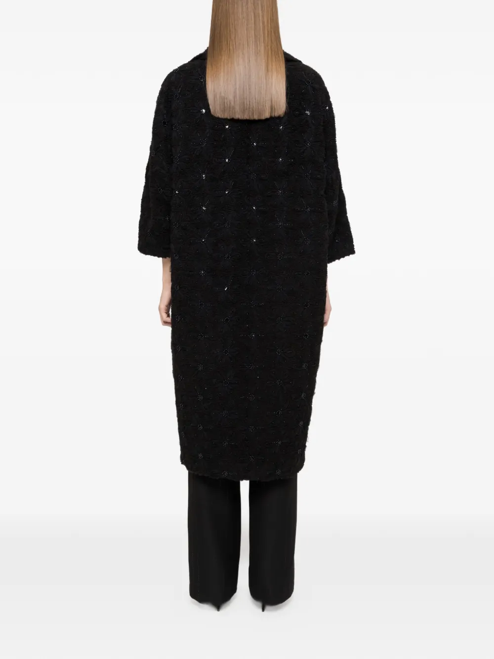 Bead-Embellished Coat