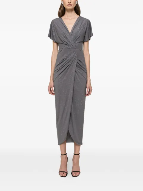 NISSA V-neck maxi dress