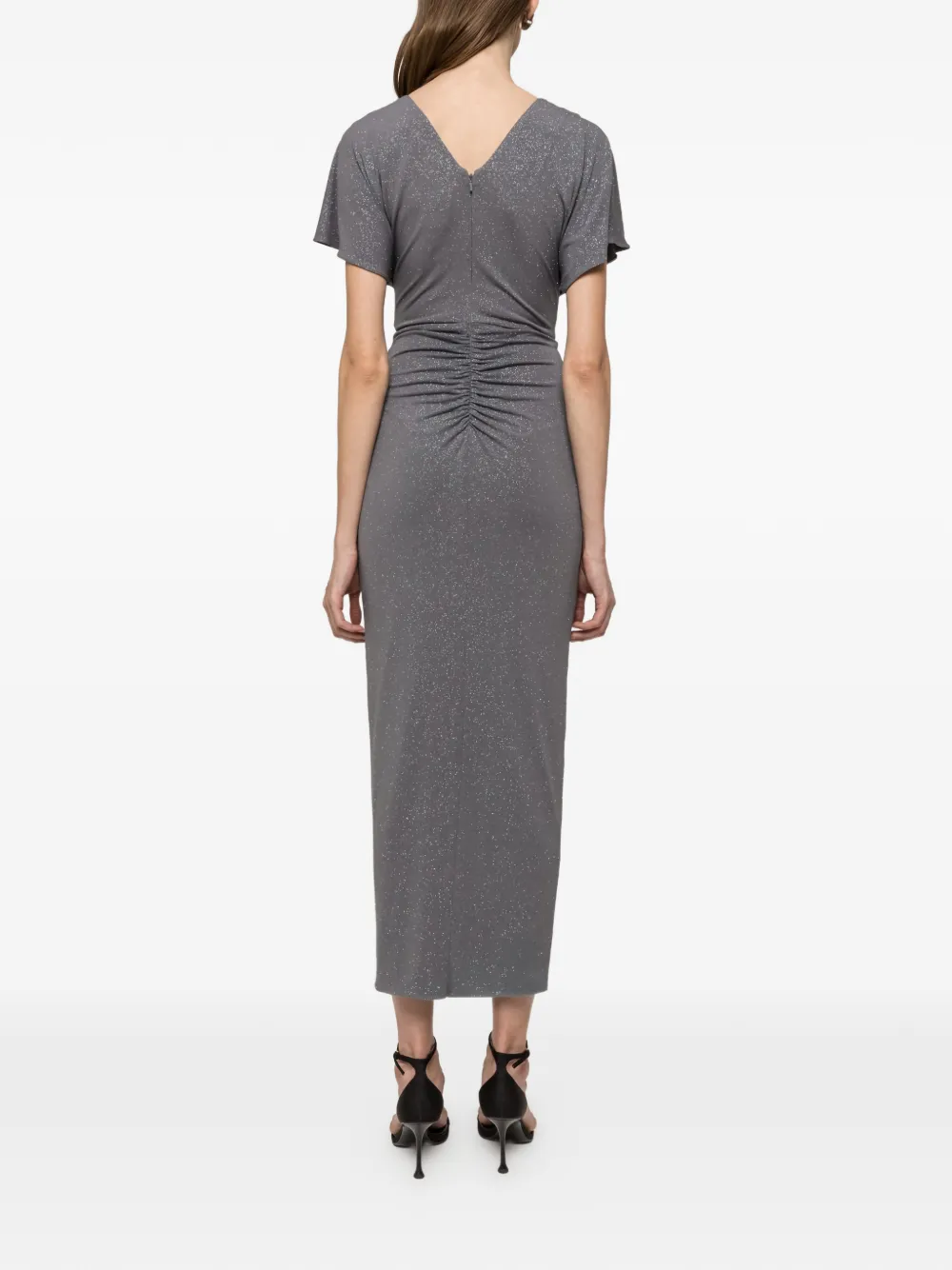 NISSA Maxi-jurk met V-hals Grijs