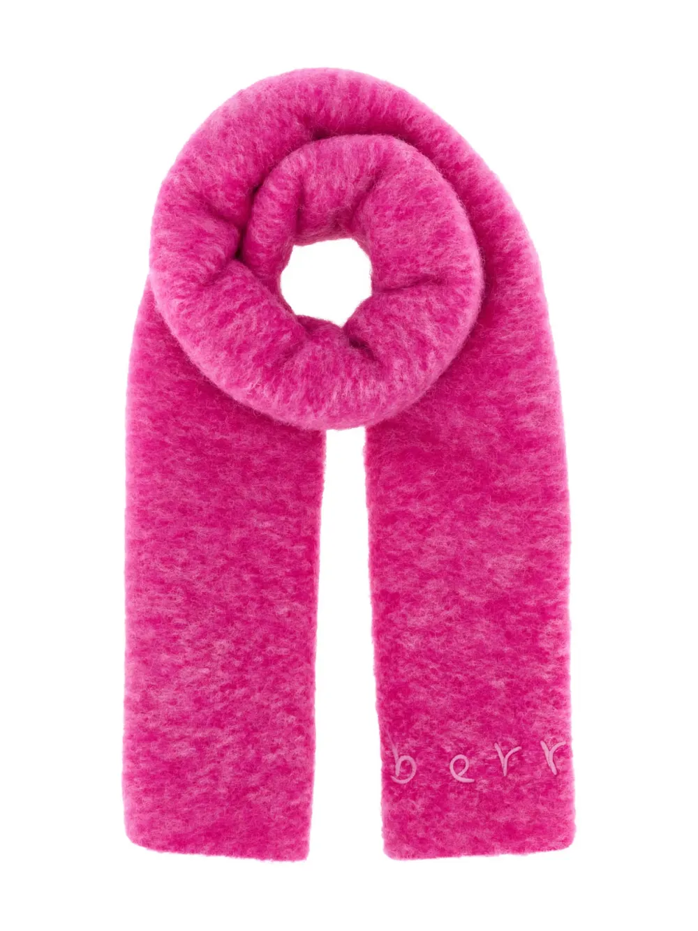 Burberry embroidered-logo scarf - Rosa