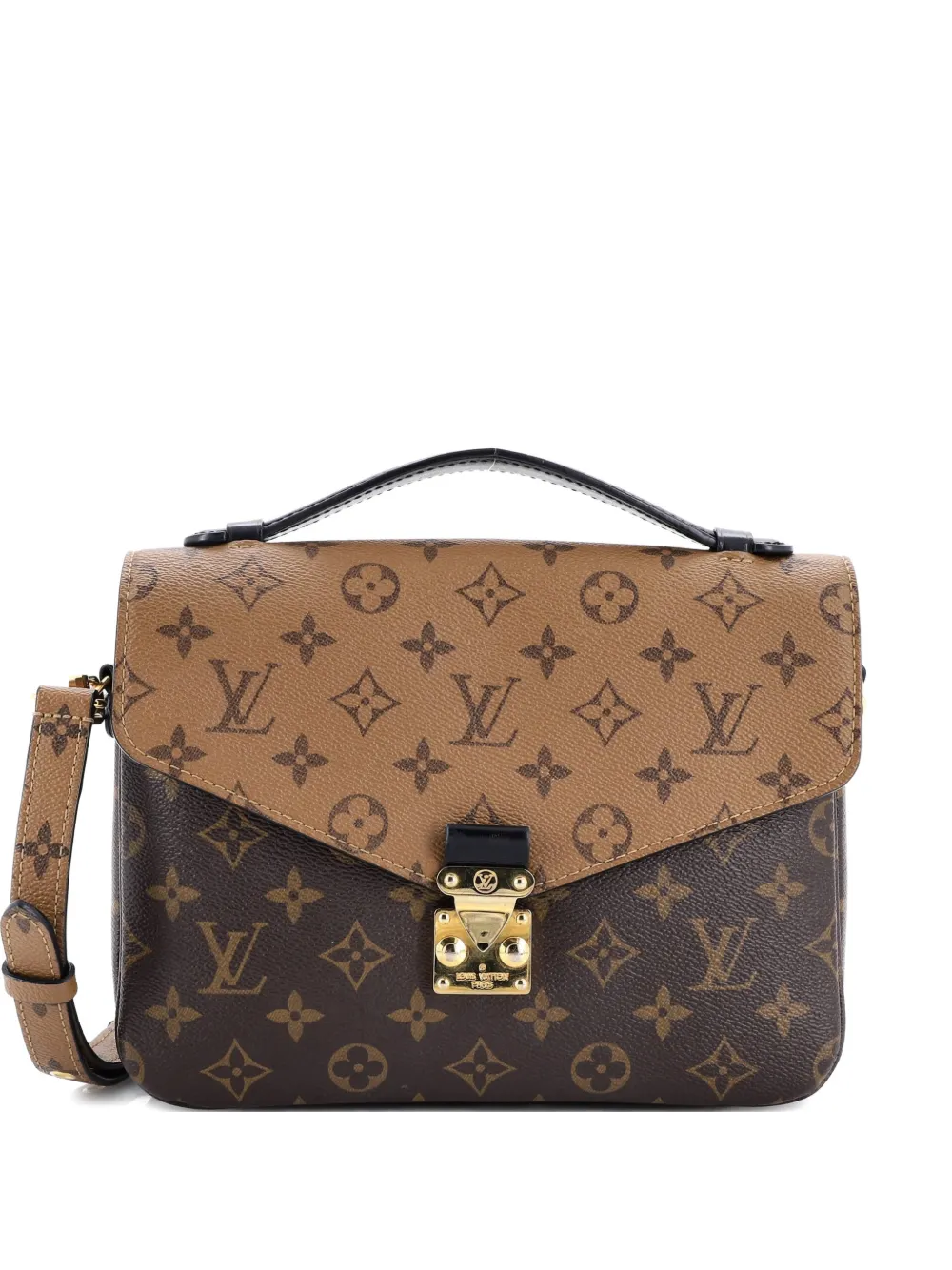 Louis Vuitton Pre-Owned Pochette Metis Reverse Monogram Canvas crossbody bag - Braun