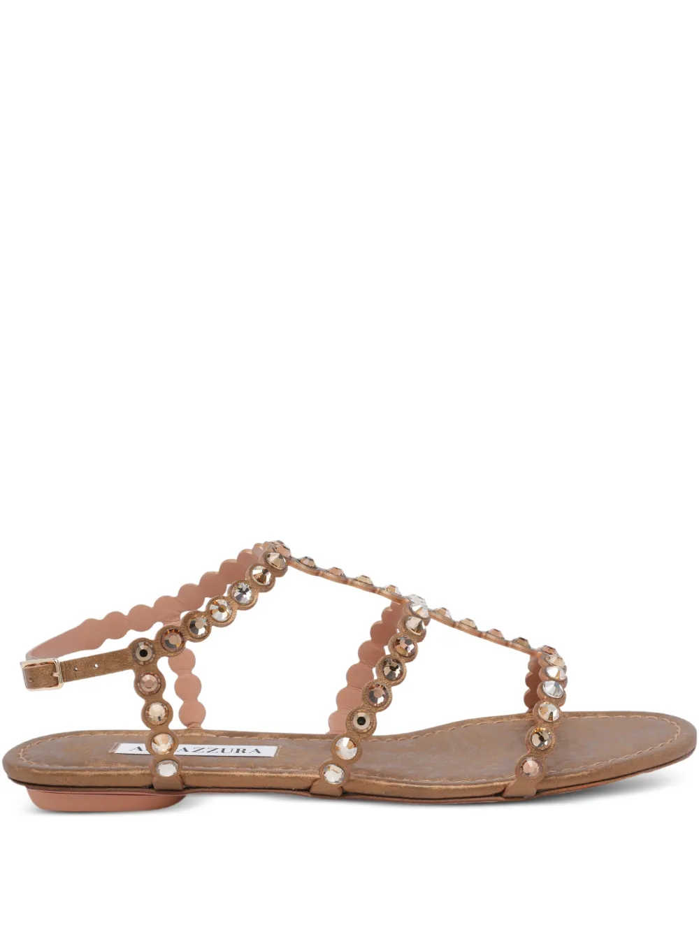 Aquazzura Tequila sandalen met studs Bruin