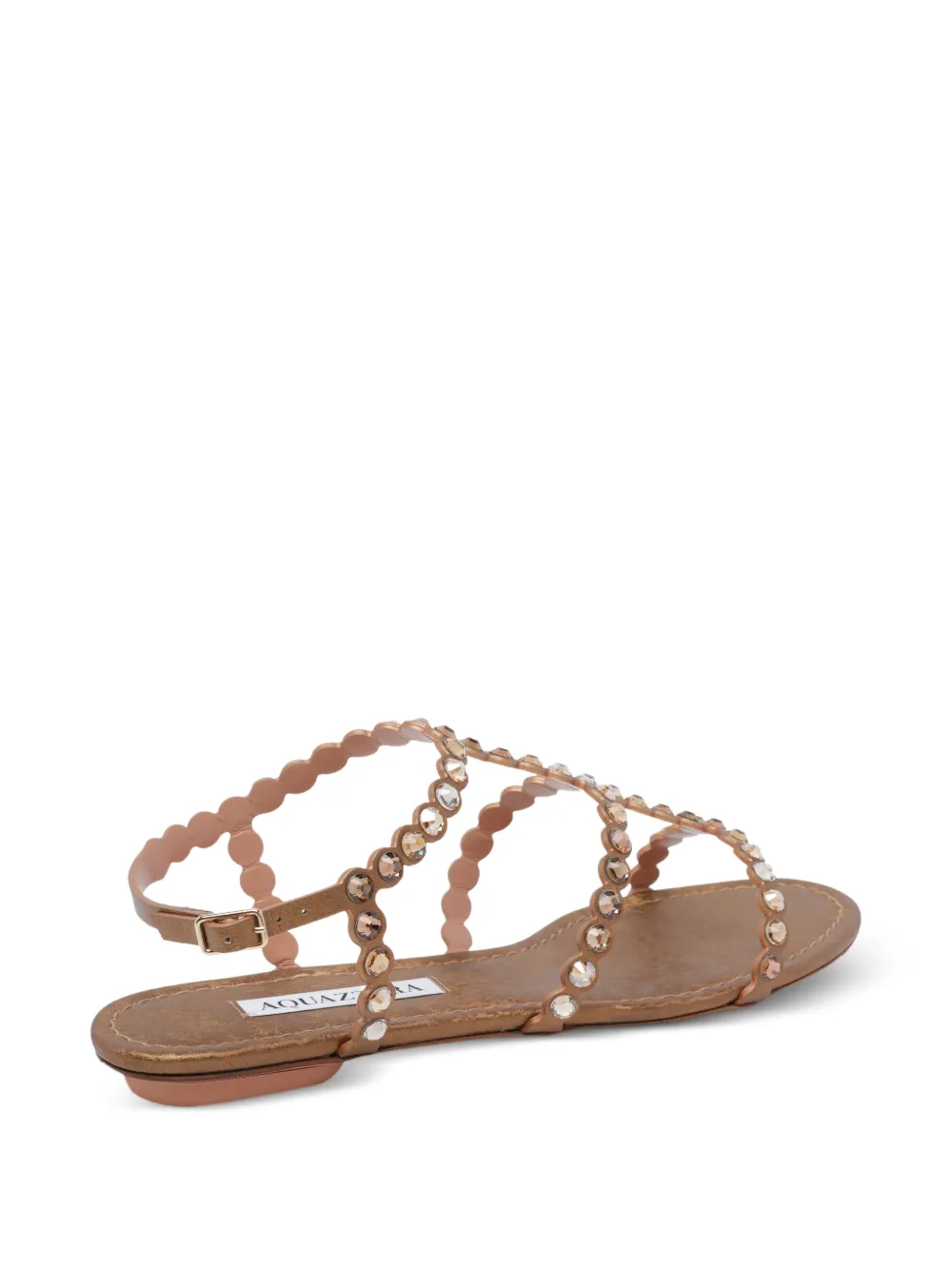 Aquazzura Tequila sandalen met studs Bruin
