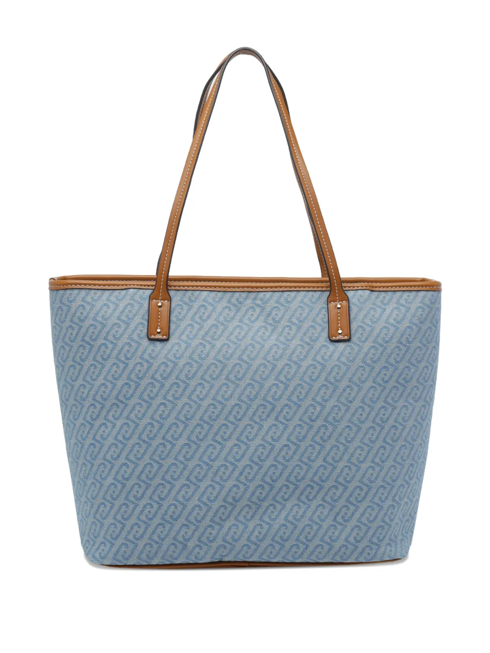 LIU JO logo zip tote bag - Blauw