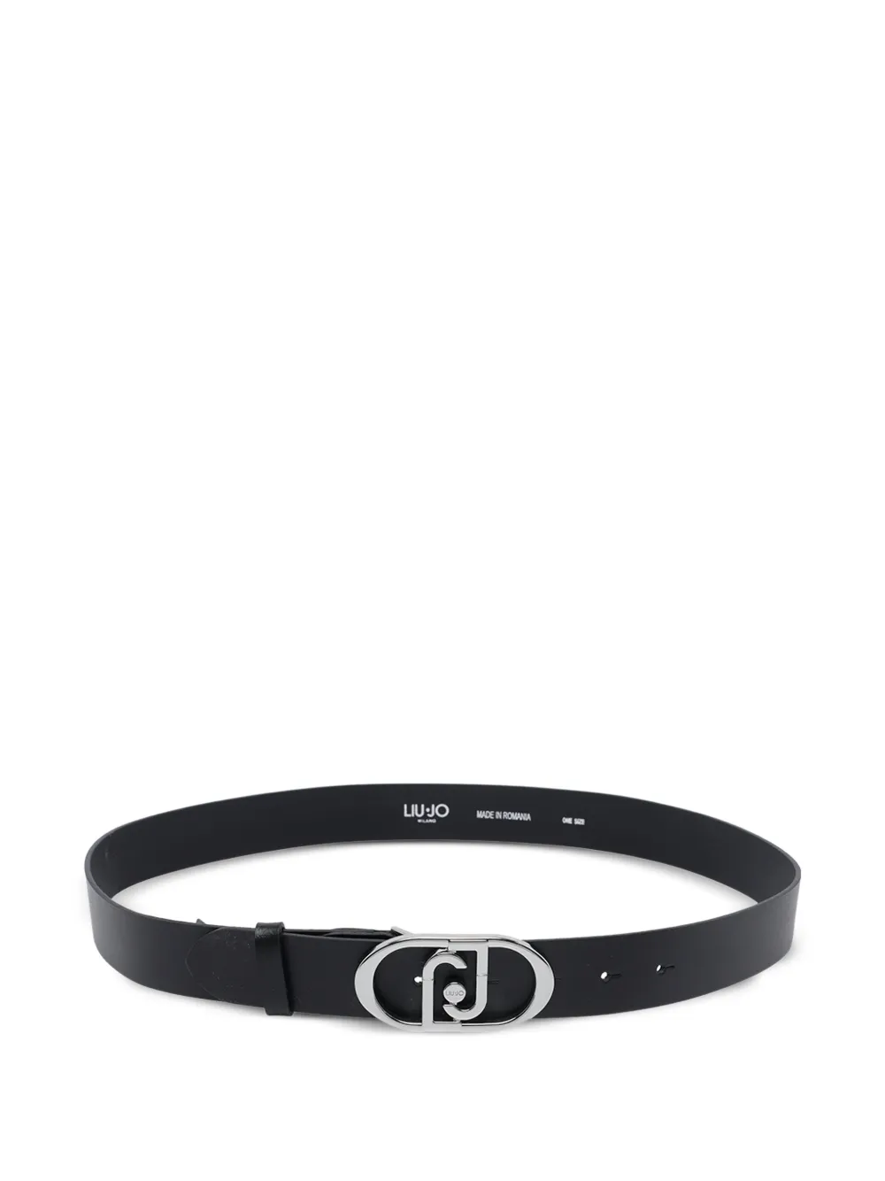 LIU JO logo buckle belt - Nero
