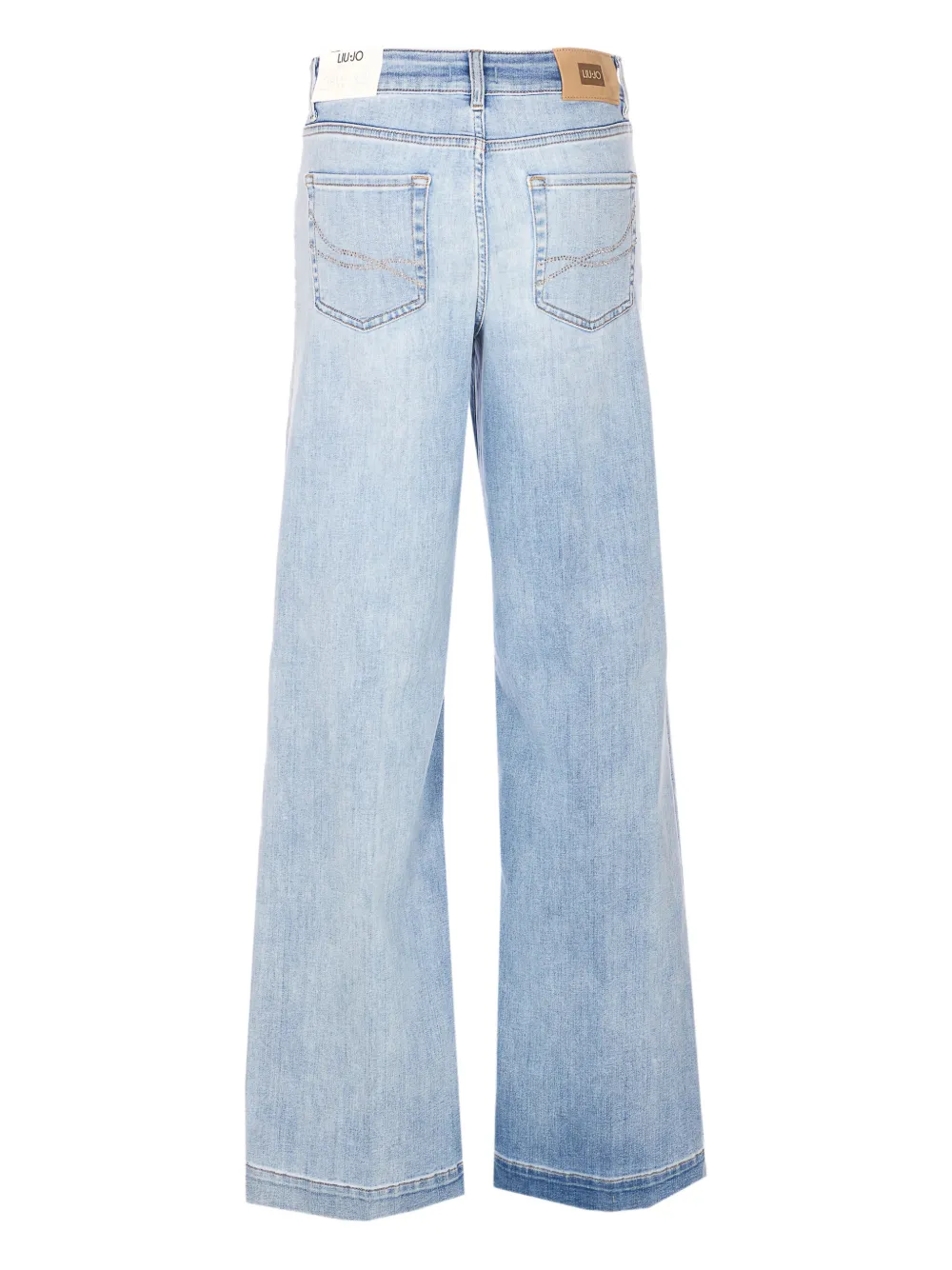 LIU JO patch-logo jeans - Blauw