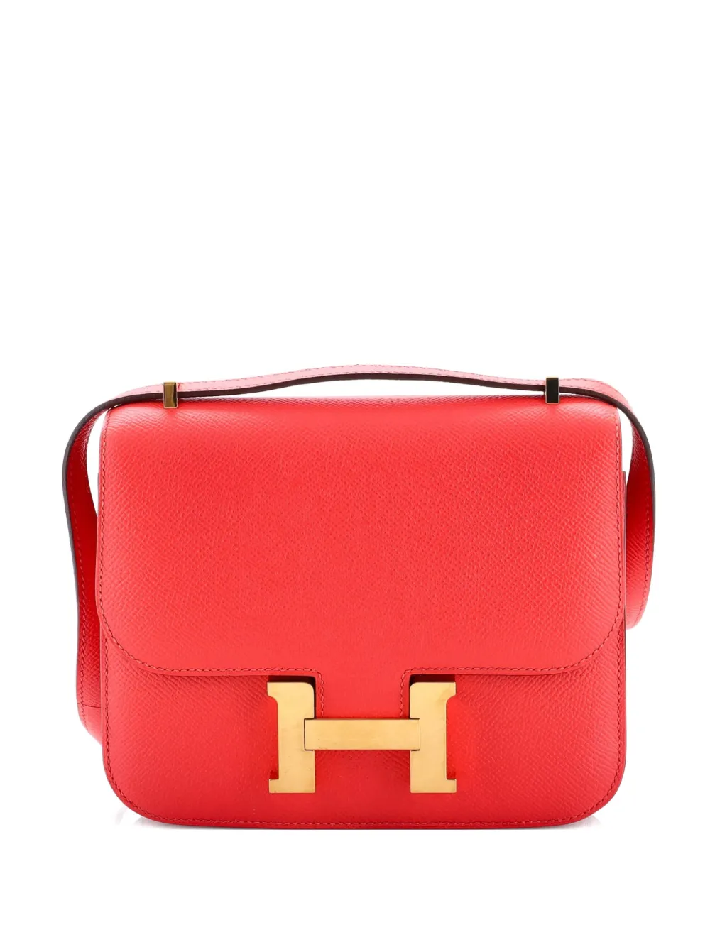 Hermès Pre-Owned Constance Bag Epsom 18 crossbody bag - Rosso