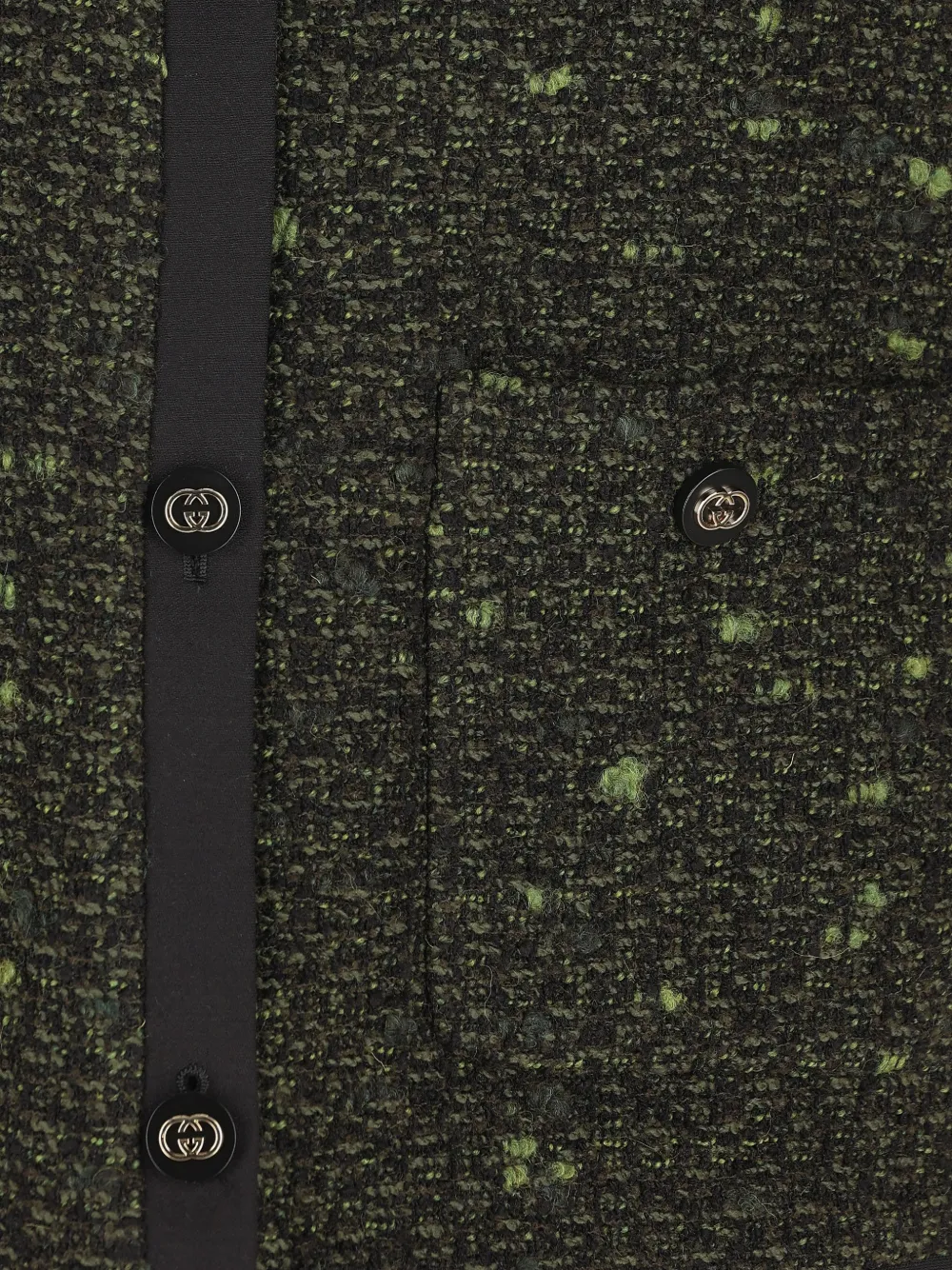 Gucci Bouclé jack Groen