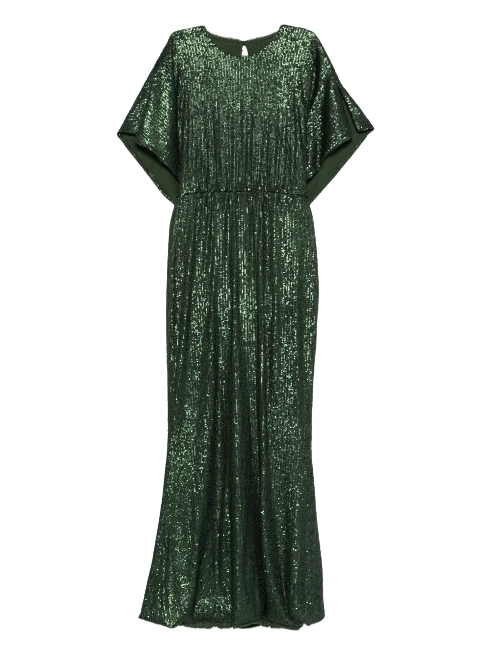 Norma Kamali sequinned maxi dress - Verde