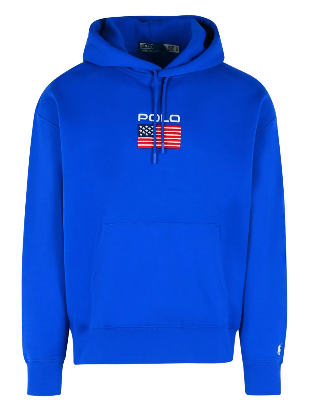 Polo Ralph Lauren logo-embroidered hoodie - Blu