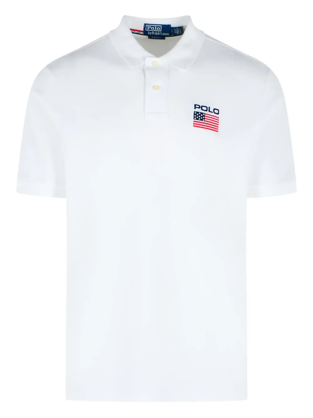 Polo Ralph Lauren logo-embroidered polo shirt - Bianco