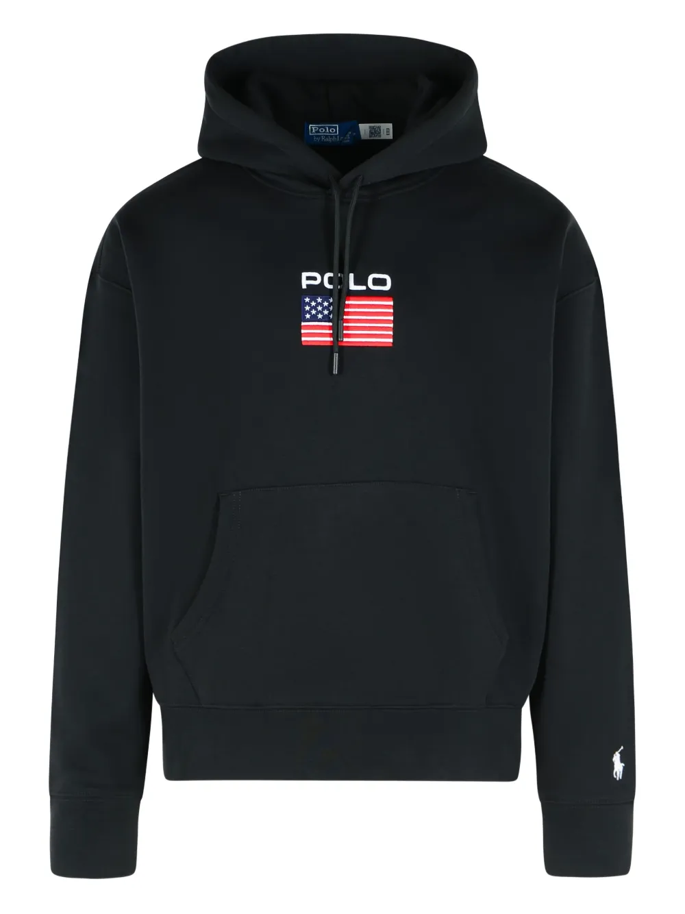 Polo Ralph Lauren logo-embroidered hoodie - Nero