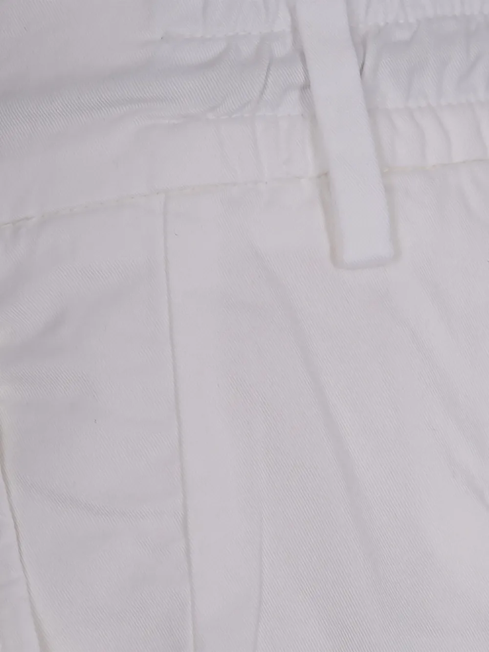 Eleventy Broek met trekkoordtaille Wit