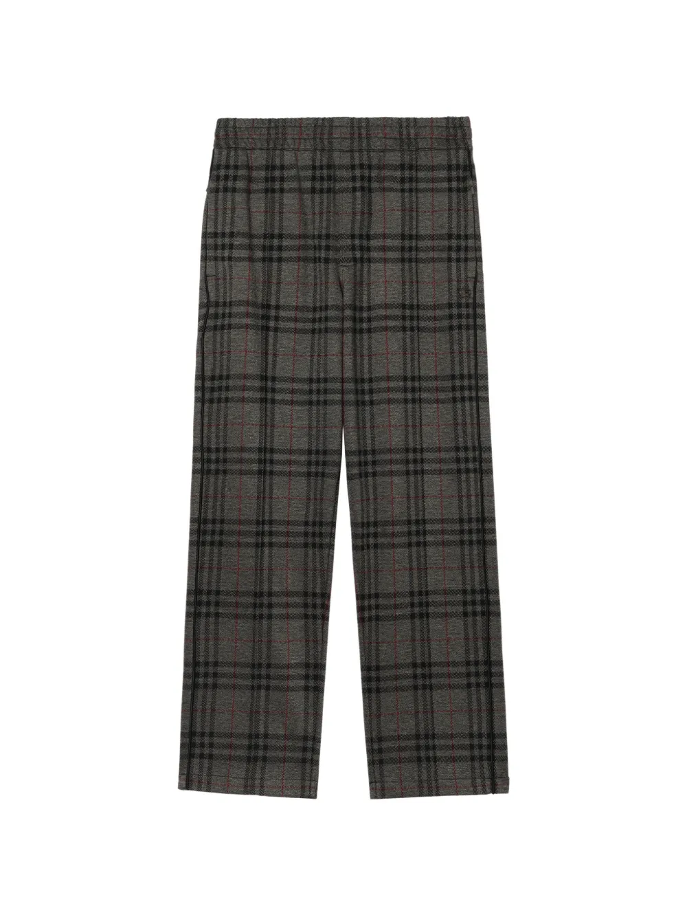 Burberry 체크 드로코드 트랙팬츠 | 그레이 | Image 1