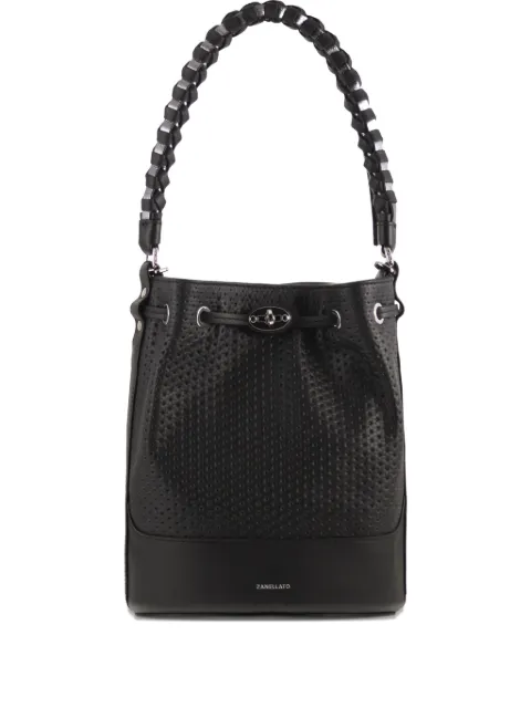 Zanellato Monda' braided-handle bucket bag