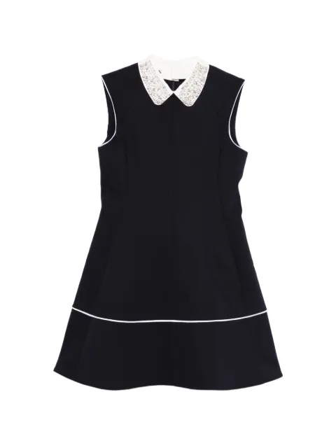 Maje vestido corto con detalles en el cuello