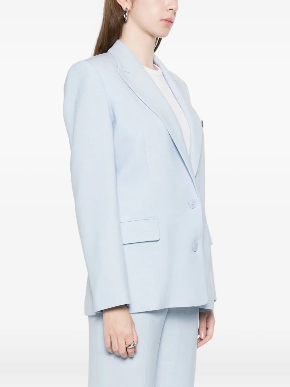  Maje Button Blazer - Blue 