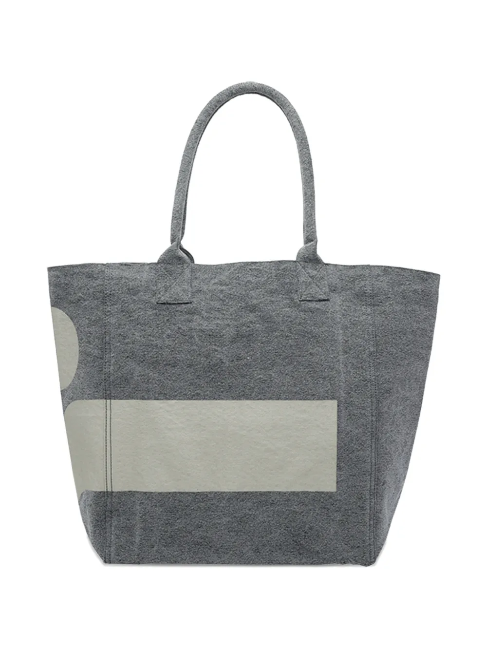 ISABEL MARANT Yenky shopper met logoprint Grijs