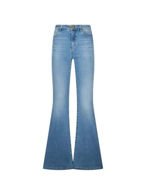 LIU JO belt-detail flared jeans