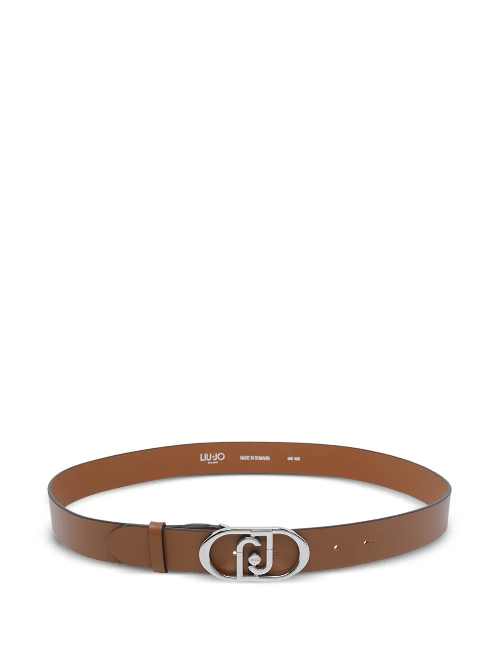 LIU JO logo-detail buckle belt - Marrone